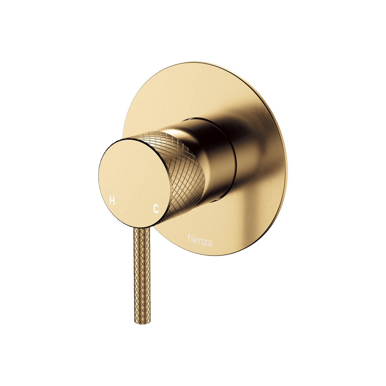 Axle Wall Mixer, Large Round Plate