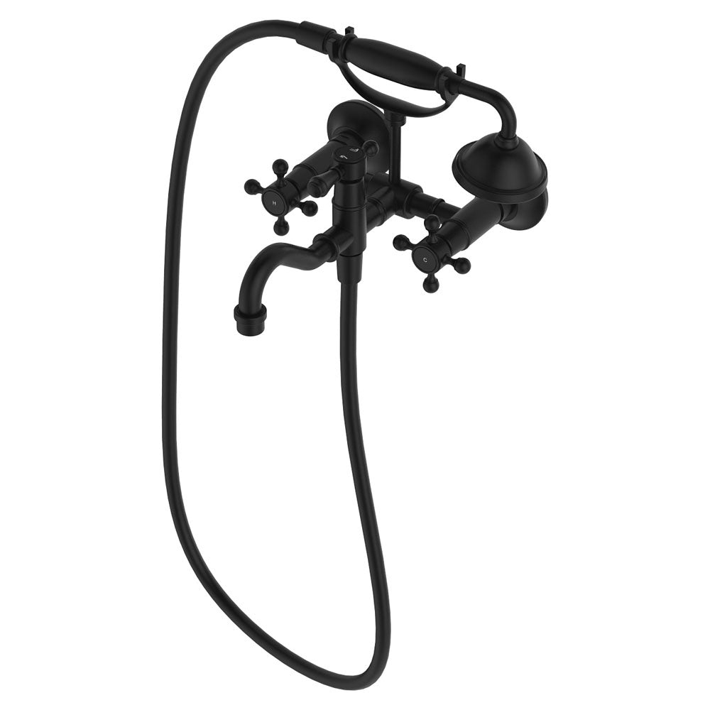 Lillian Exposed Bath Tap Set with Hand Shower