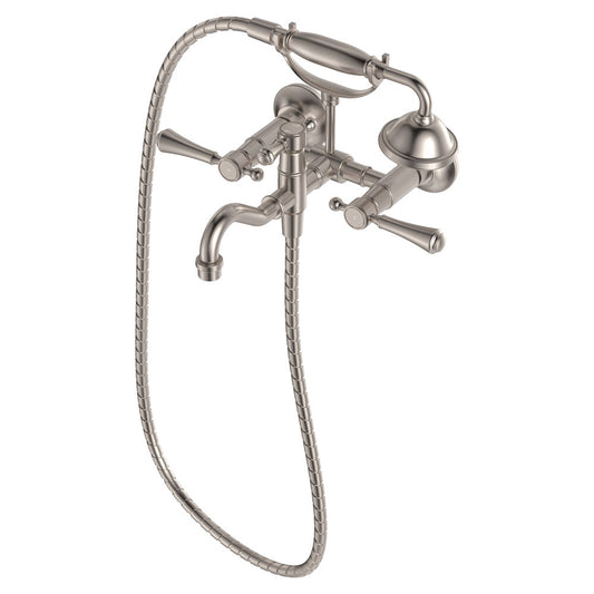 Lillian Lever Exposed Bath Tap Set with Hand Shower