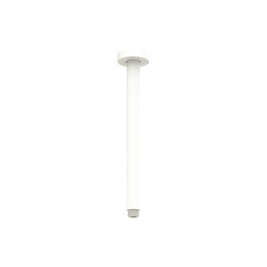 Round Shower Dropper, 300mm, Matte White