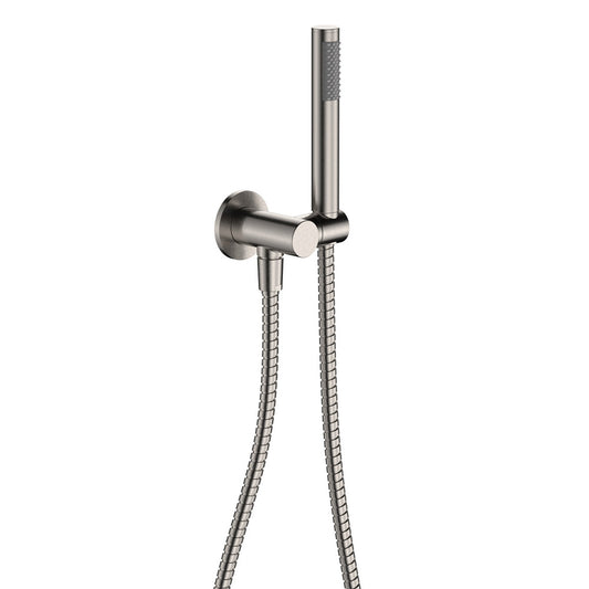 Isabella Hand Shower, Round Plate, Brushed Nickel