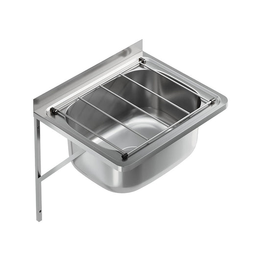 Cleaners Sink with Wall Brackets Kit