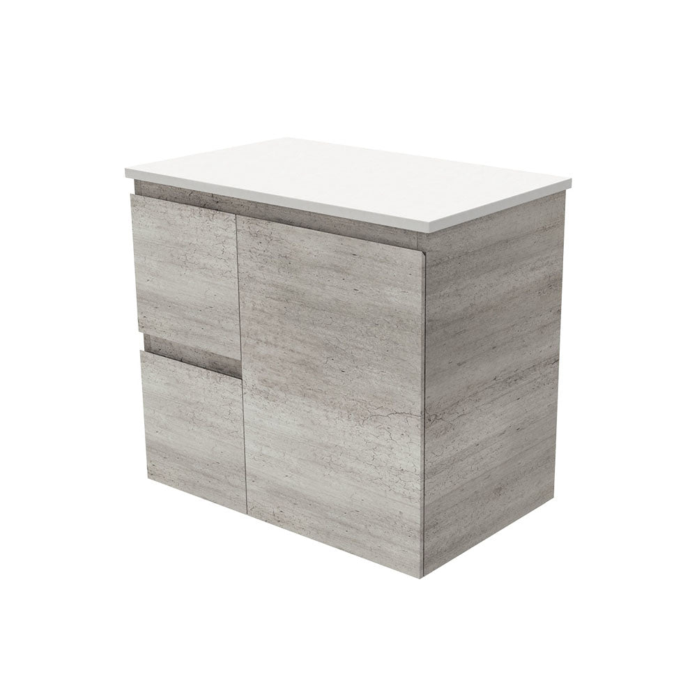 Edge Cabinet, with Drawers - Wall Hung
