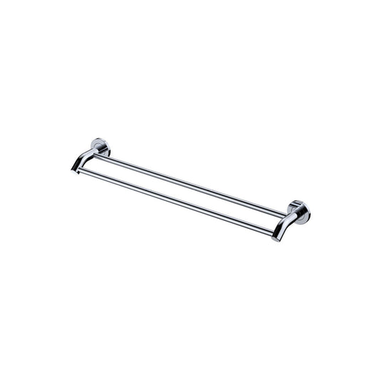 Kaya Double Towel Rail, 600mm, Chrome