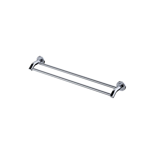Axle 600mm Double Towel Rail, Chrome