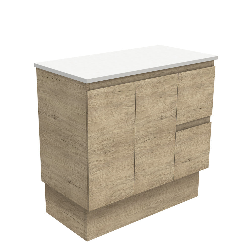Edge Cabinet, with Drawers on Kickboard