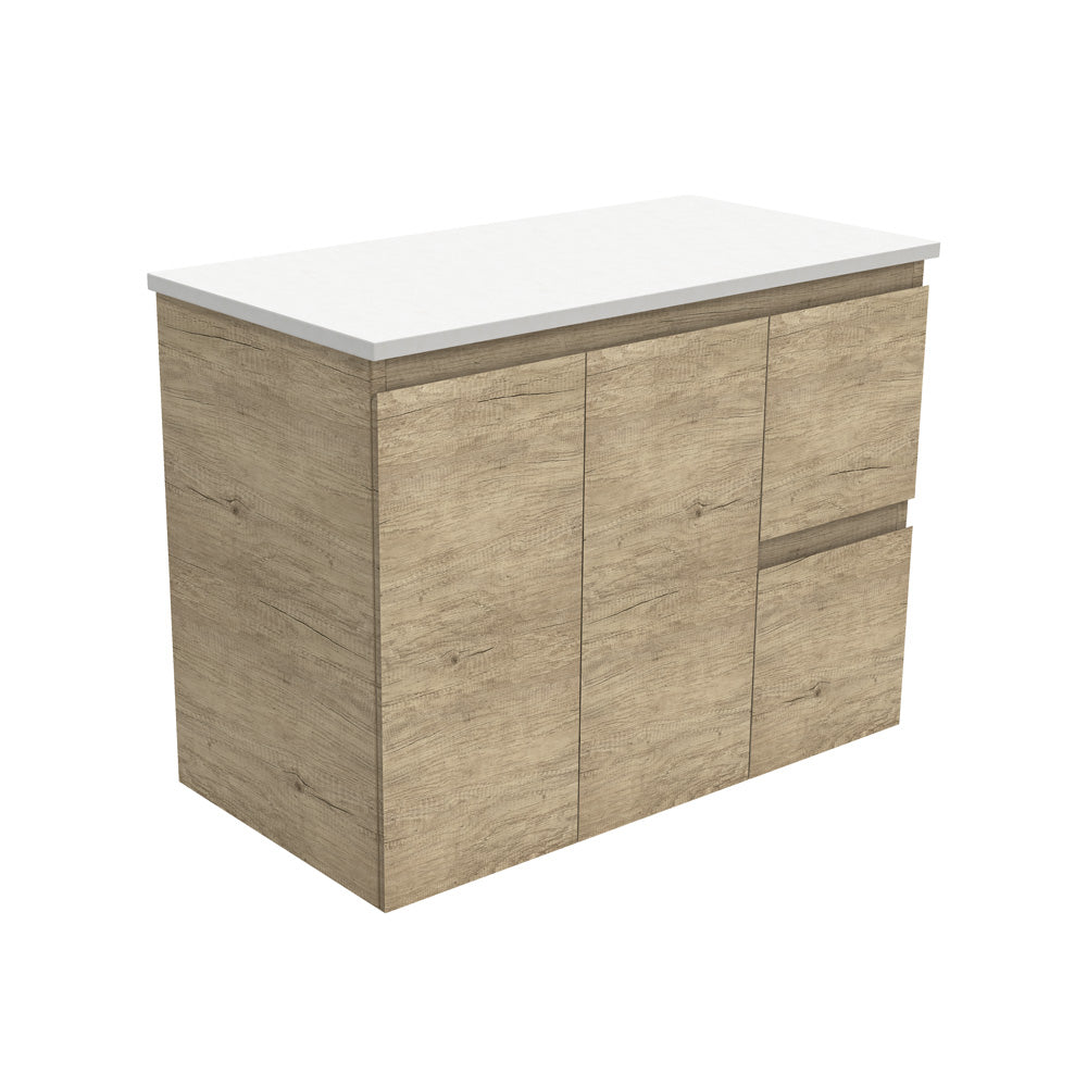 Edge Cabinet, with Drawers - Wall Hung