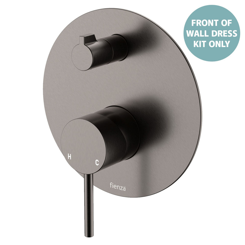 Kaya Wall Diverter Mixer Dress Kit, Large Round Plate