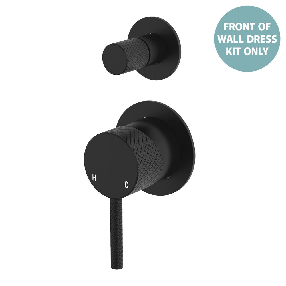 Axle Wall Diverter Mixer Dress Kit, Small Round Plates