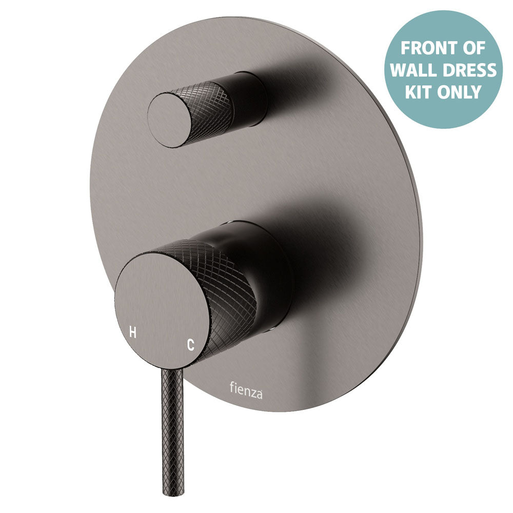 Axle Wall Diverter Mixer Dress Kit, Large Round Plate