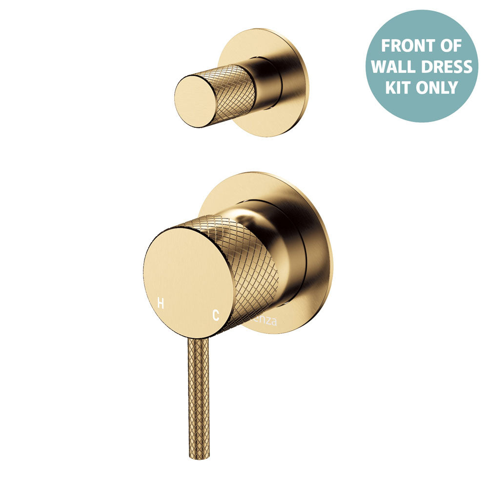 Axle Wall Diverter Mixer Dress Kit, Small Round Plates