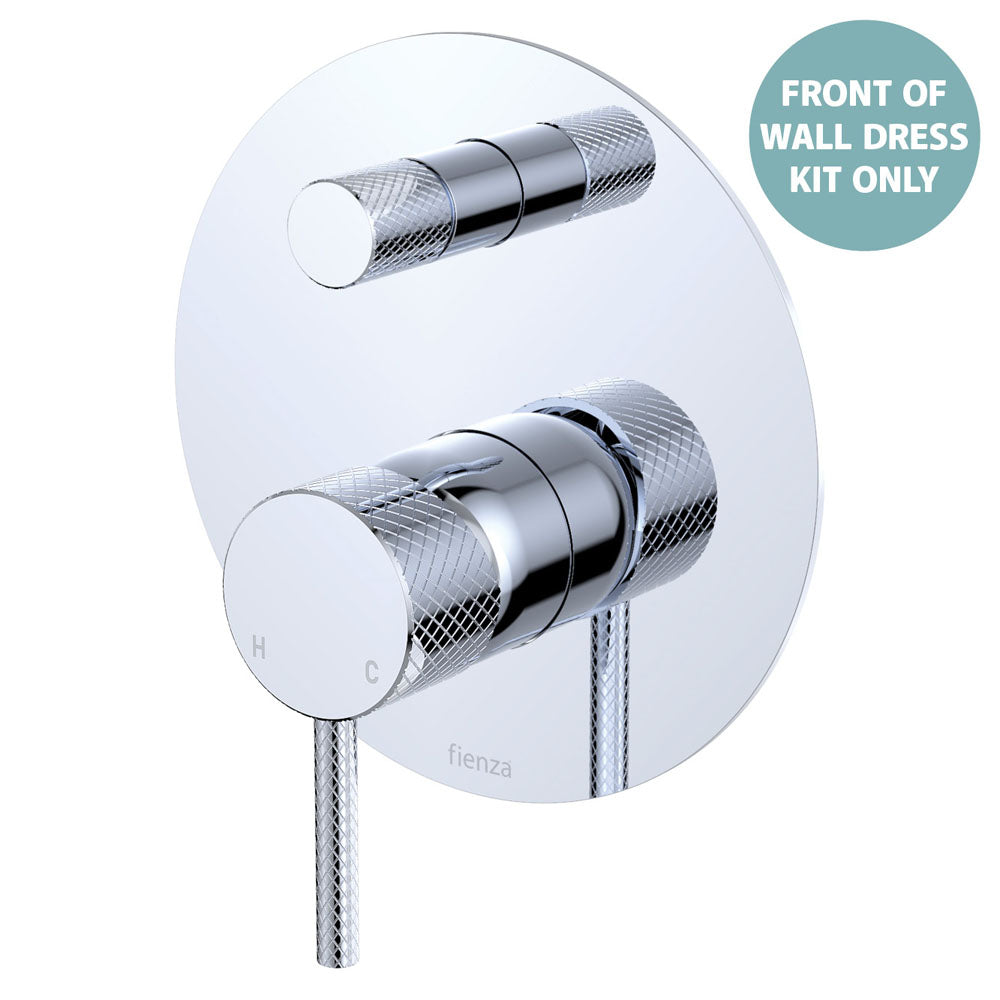 Axle Wall Diverter Mixer Dress Kit, Large Round Plate