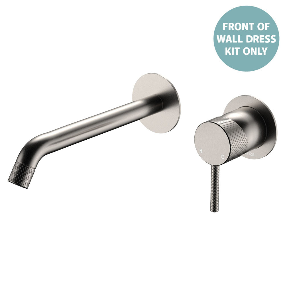Axle Wall Basin/Bath Mixer Dress Kit, Round Plates