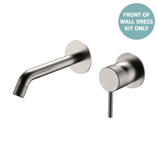 Axle Wall Basin/Bath Mixer Dress Kit, Round Plates