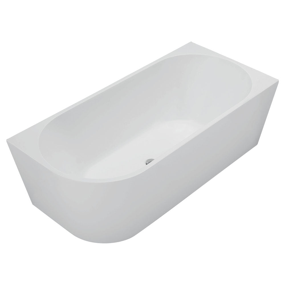 Isabella Left-Hand Acrylic Corner Bath, Gloss White, 1500mm