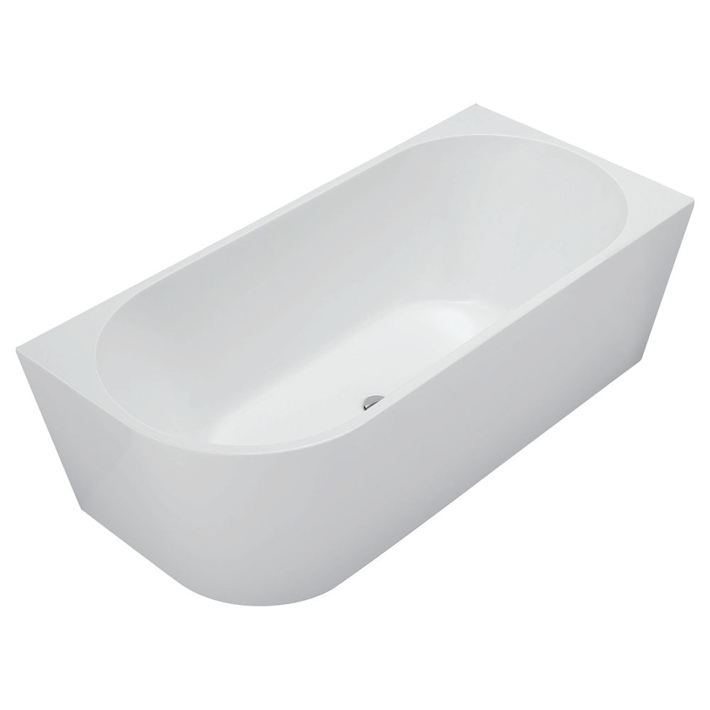 Isabella Left-Hand Acrylic Corner Bath, Gloss White, 1500mm
