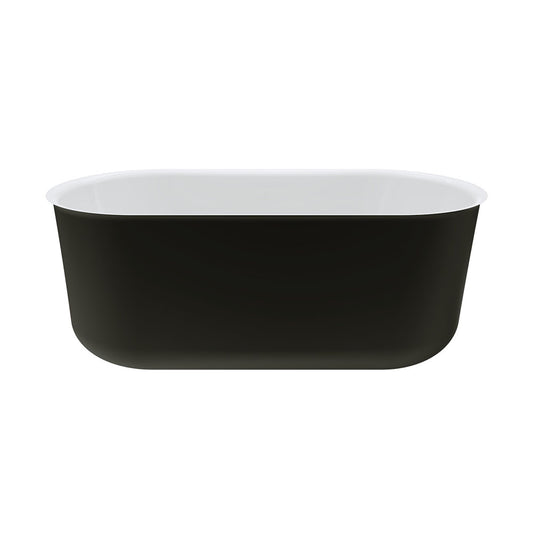 Windsor 1500 Freestanding Acrylic Bath, Matte Black