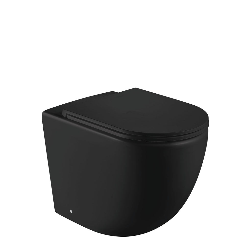 Koko Wall-Faced Toilet Suite, Matte Black