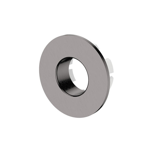 Round Overflow Ring, Gun Metal