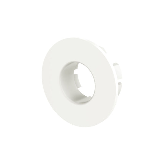 Round Overflow Ring, Matte White