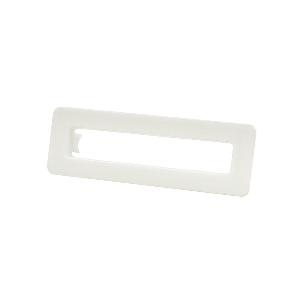 Rectangular Overflow Plastic Ring, White – Beyond Bathrooms