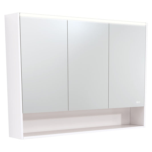 LED Mirror Cabinet with Display Shelf