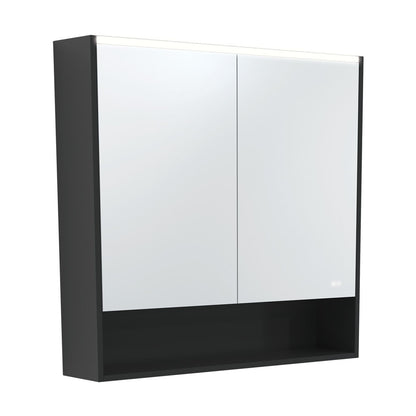 LED Mirror Cabinet with Display Shelf