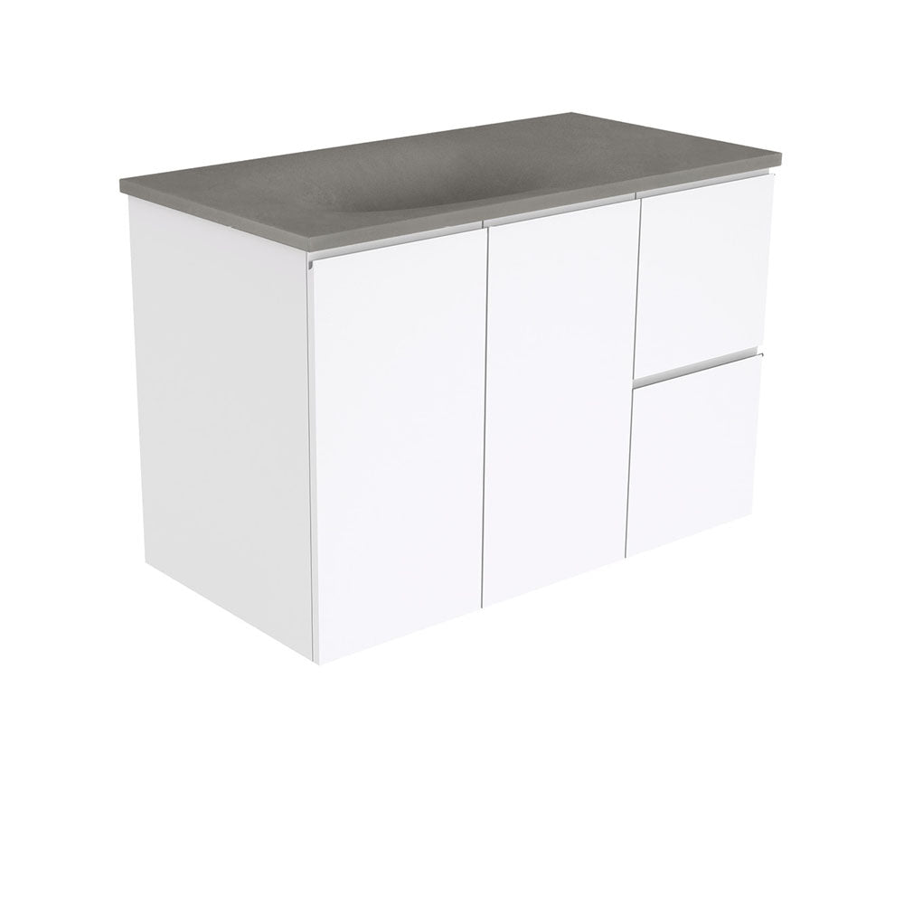 Satori Fingerpull Vanity - Left Drawer