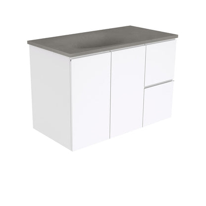 Satori Fingerpull Vanity - Left Drawer