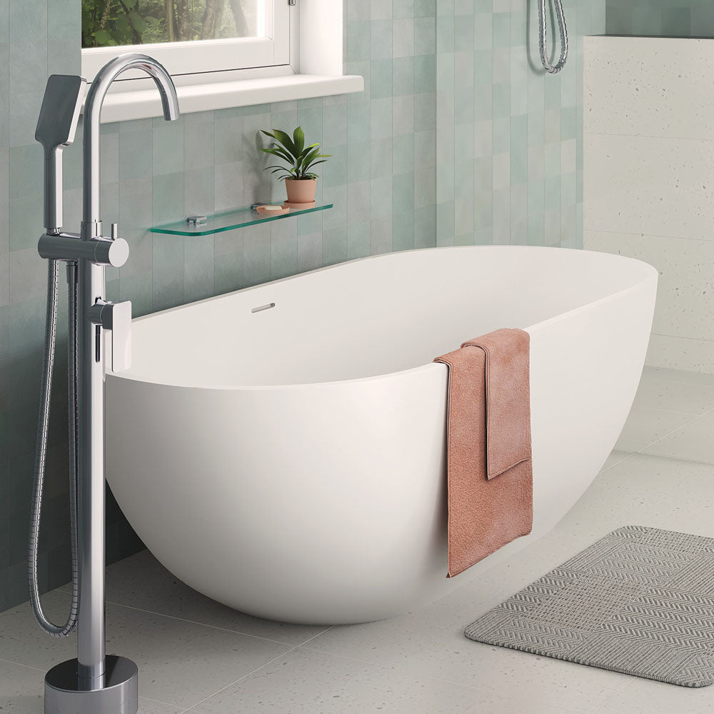 Nero Solid Surface Bath, 1780mm