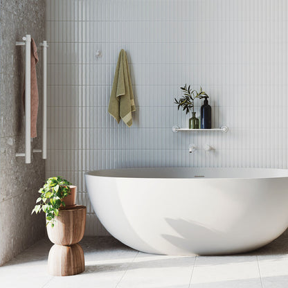 Sasso Solid Surface Bath, 1650mm