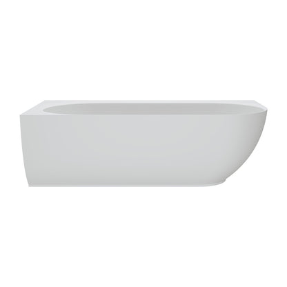 Matta Right-Hand Solid Surface Corner Bath, 1700mm