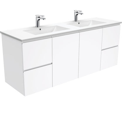Dolce Fingerpull Vanity - Double Sink