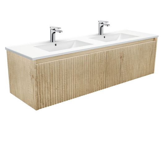 Dolce Alina Double Bowl Wall-Hung Vanity