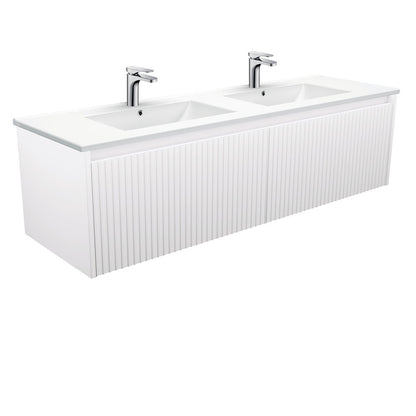Dolce Alina Double Bowl Wall-Hung Vanity