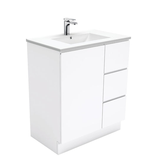 Dolce Fingerpull Vanity - Left Drawers