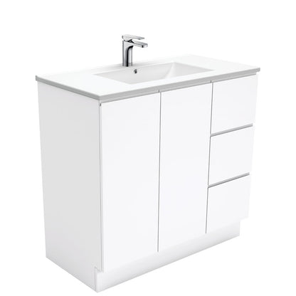 Dolce Fingerpull Vanity - Left Drawers