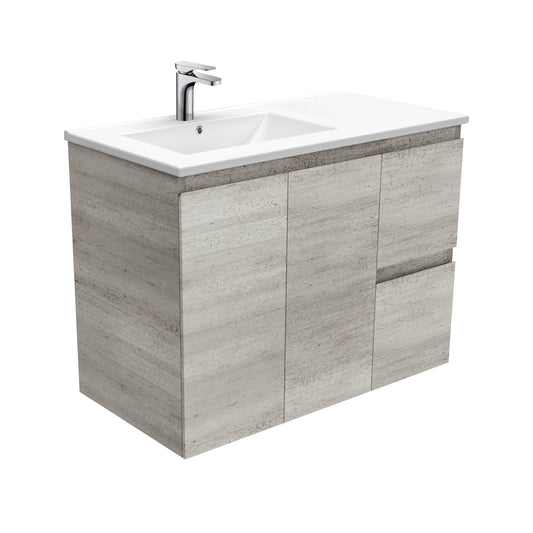 Dolce Edge Vanity - Left Basin