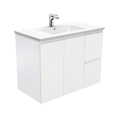Dolce Fingerpull Vanity - Left Drawers