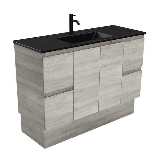 Dolce Matte Black Edge Vanity
