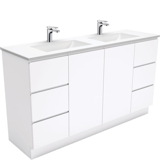 Vanessa Fingerpull 1500 Double Bowl Vanity