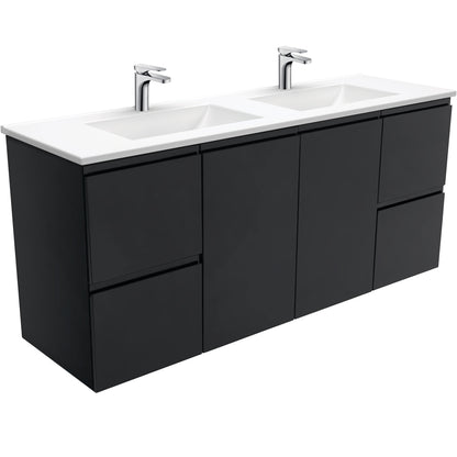 Vanessa Fingerpull 1500 Double Bowl Vanity