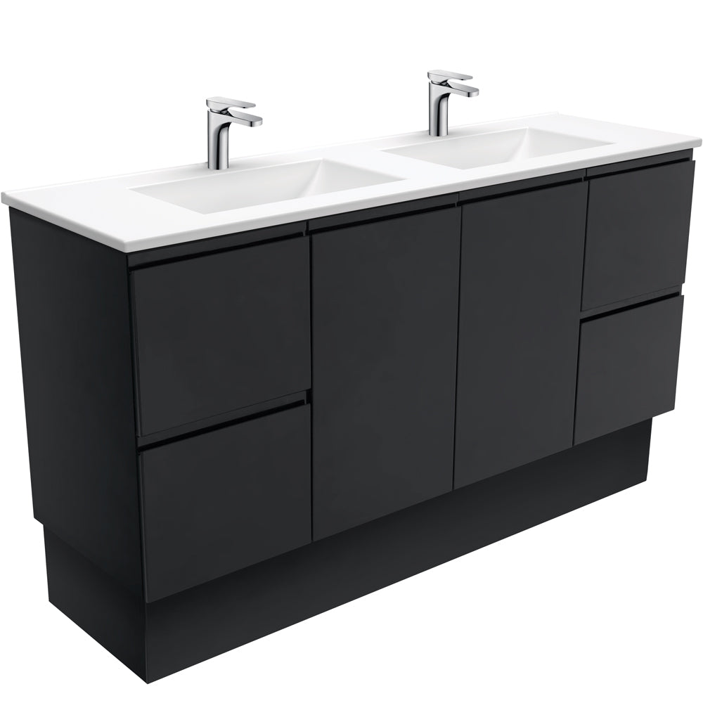 Vanessa Fingerpull 1500 Double Bowl Vanity