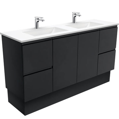 Vanessa Fingerpull 1500 Double Bowl Vanity