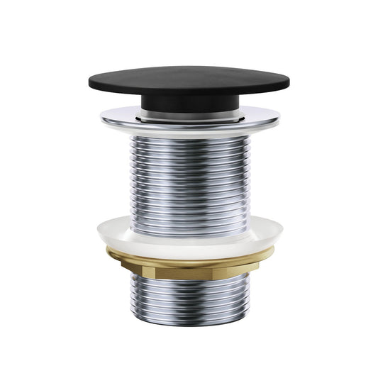 Pop-Up 32mm Non-Overflow Basin Waste, Matte Black Solid Surface Cap